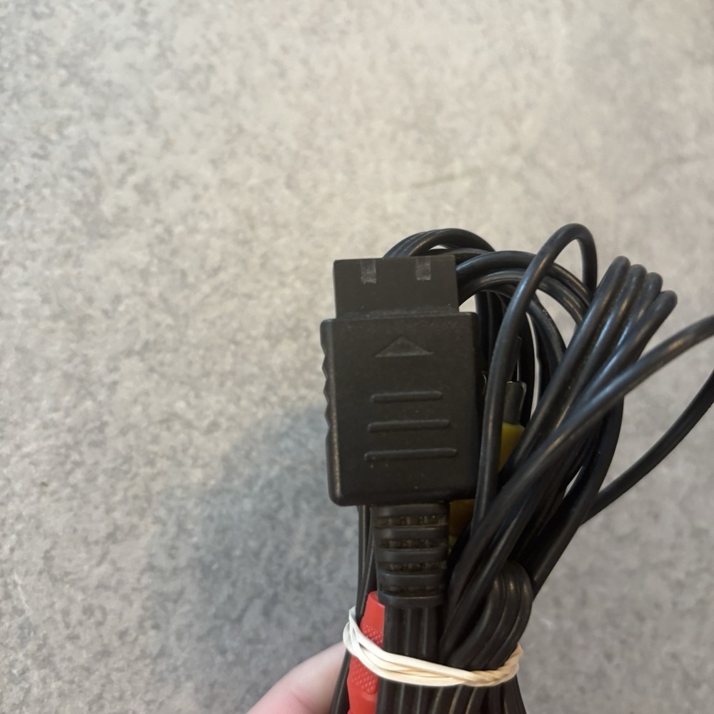 AUTHENTIC OEM Nintendo N64 Gamecube SNES AV RCA Video Cable Tested C Grade
